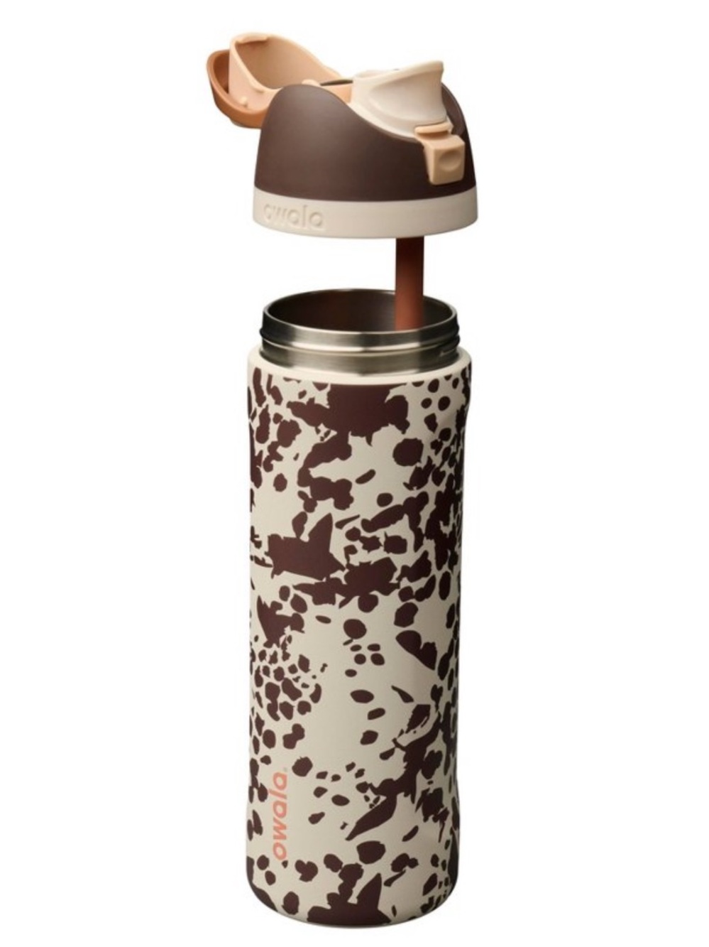 Authentic Owala 24 oz FreeSip Cow Print Cowgirl Core Color Drop Bottle - Picture 3 of 4